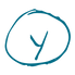 graphic of the letter y to represent YouTube